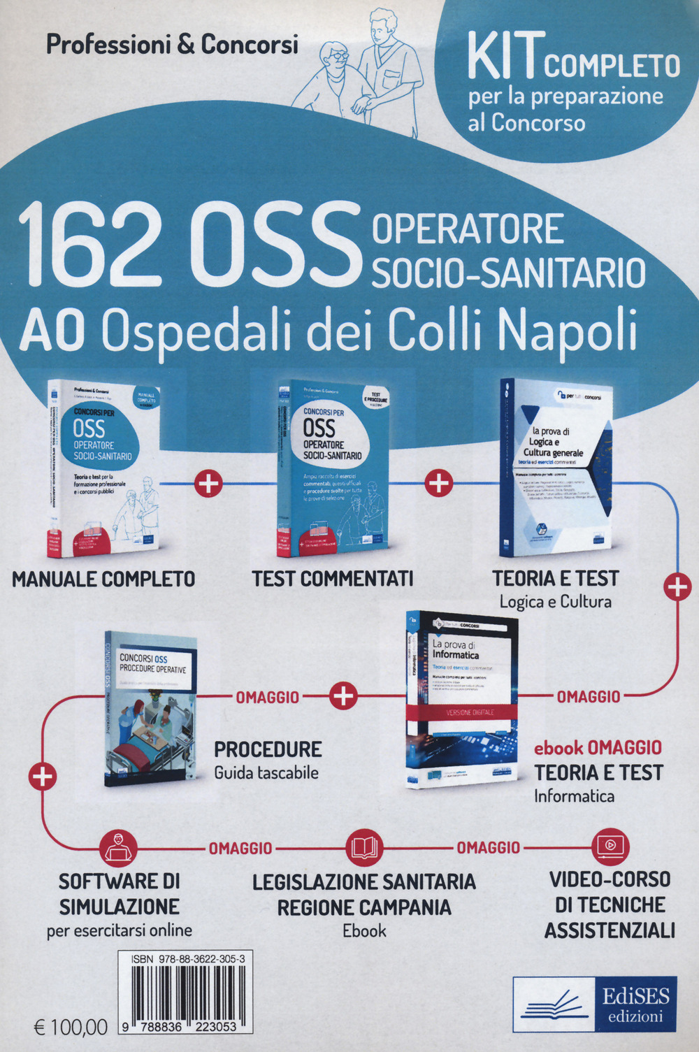 Kit concorso 162 OSS AO ospedali Colli Napoli