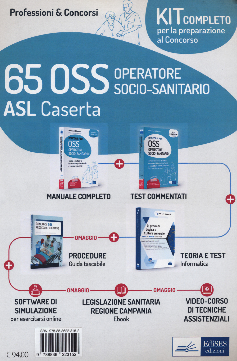Kit concorso 65 OSS ASL Caserta