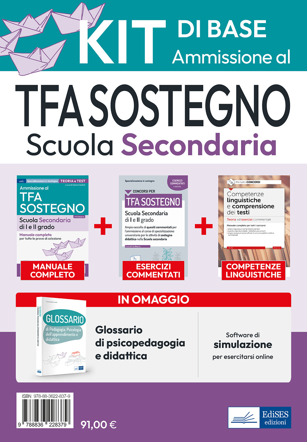 Kit di base: Ammissione al TFA sostegno scuola secondaria 2023