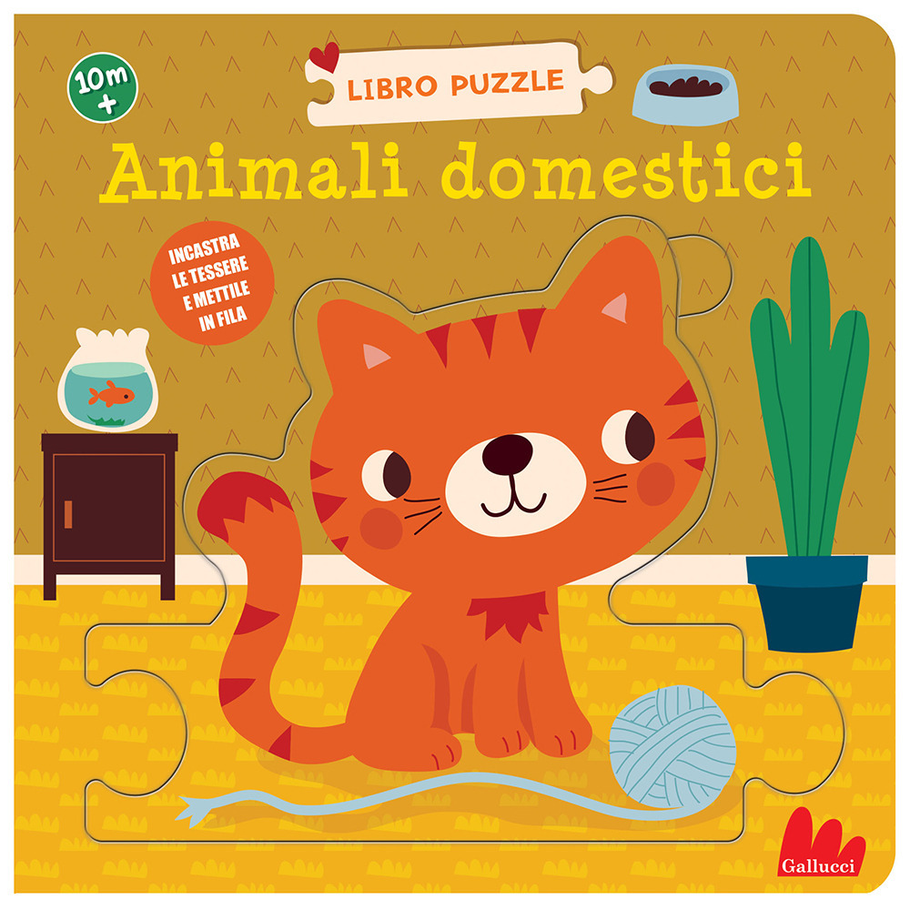 Animali domestici. Libro puzzle