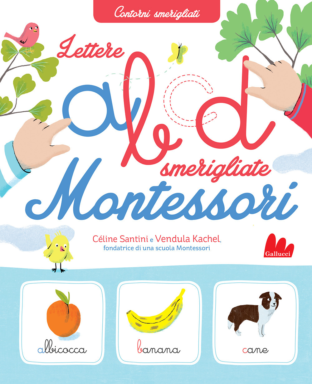 Lettere smerigliate Montessori