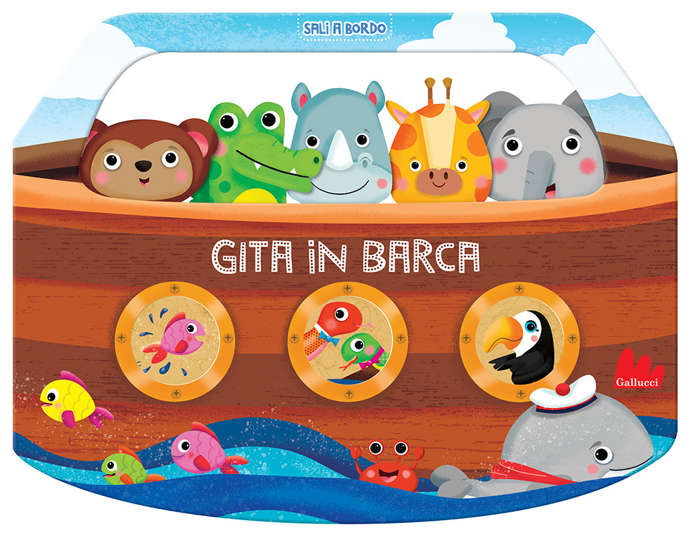 Gita in barca. Sali a bordo
