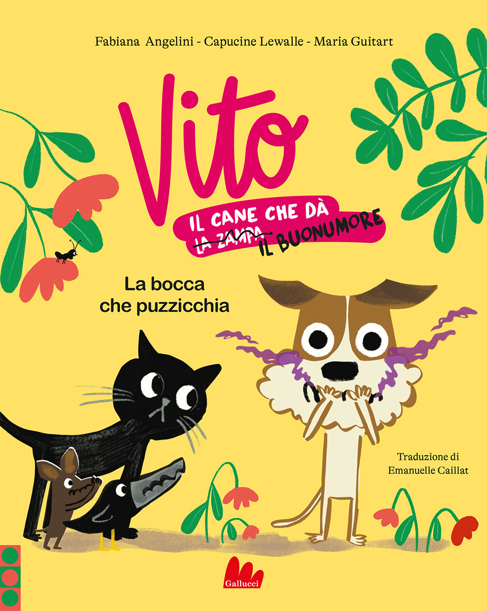 La bocca che puzzicchia. Vito, il cane che dà il buonumore