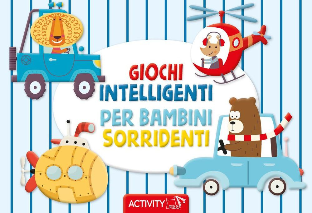 Giochi intelligenti per bambini sorridenti. Activity
