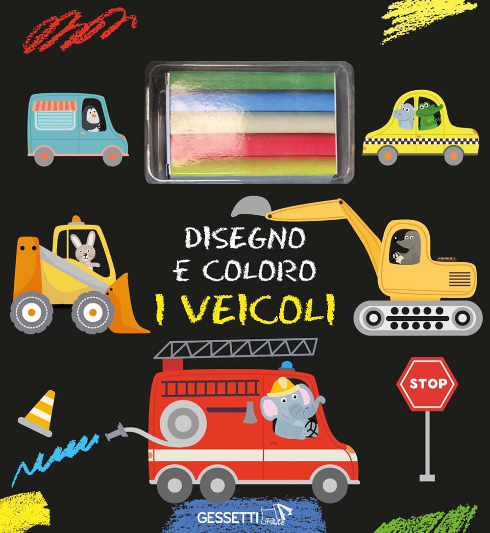 Disegno e coloro i veicoli