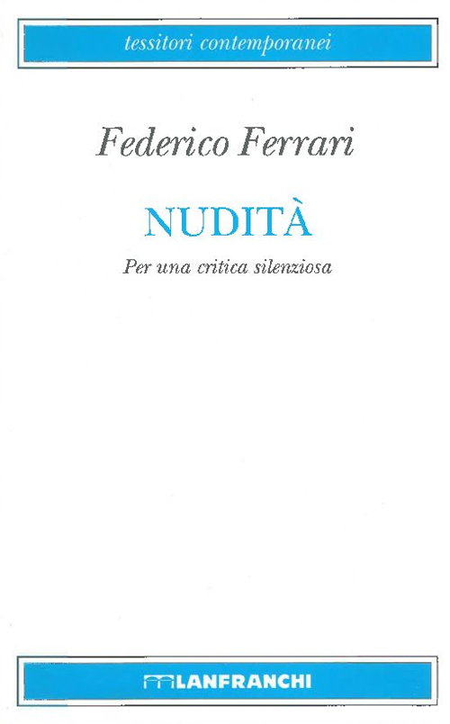 Nudità. Per una critica silenziosa