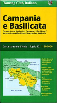 Campania e Basilicata 1:200.000