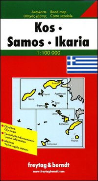 Kos, Samos, Ikaria 1:100.000