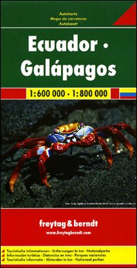 Ecuador, Galapagos 1:600.000 - 1:800.000. Carta stradale