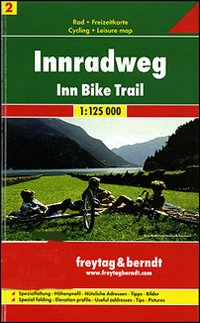 Innradweg. Inn Bike Trail 1:125.000. Rad-Freizeitkarte-Cycling-Leisure map. Ediz. inglese e tedesca