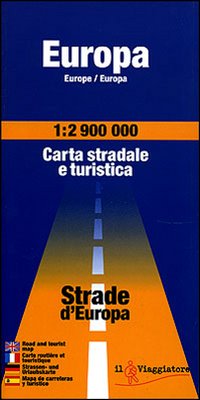 Europa 1:2.900.000. Carta stradale e turistica