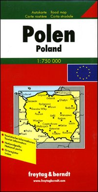 Polonia 1:750.000. Carta stradale