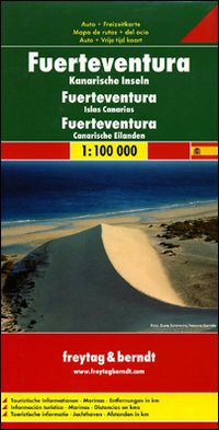 Fuerteventura: Isole Canarie 1:100.000. Carta stradale e turistica