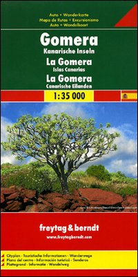 Gomera: Isole Canarie 1:35.000. Carta stradale e turistica