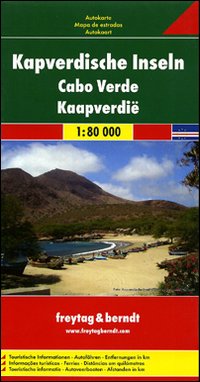 Capo Verde 1:80.000. Carta stradale