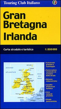 Gran Bretagna. Irlanda 1:800.000