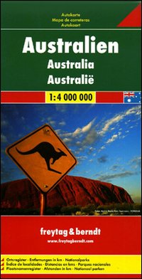Australia 1:4.000.000. Carta stradale