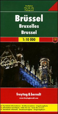 Bruxelles 1:10.000. Pianta della città