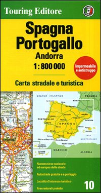 Spagna Portogallo Andorra 1:800.000
