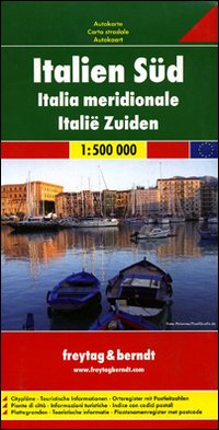 Sud Italia 1:500.000. Carta stradale