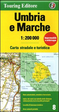 Umbria e Marche 1:200.000