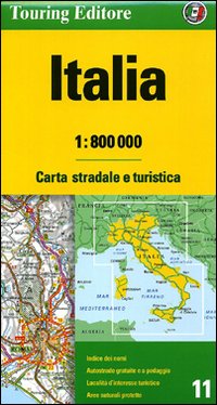 Italia 1:800.000. Carta stradale e turistica