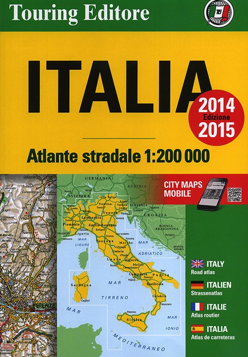 Atlante stradale d'Italia Nord, Centro, Sud 1:200.000