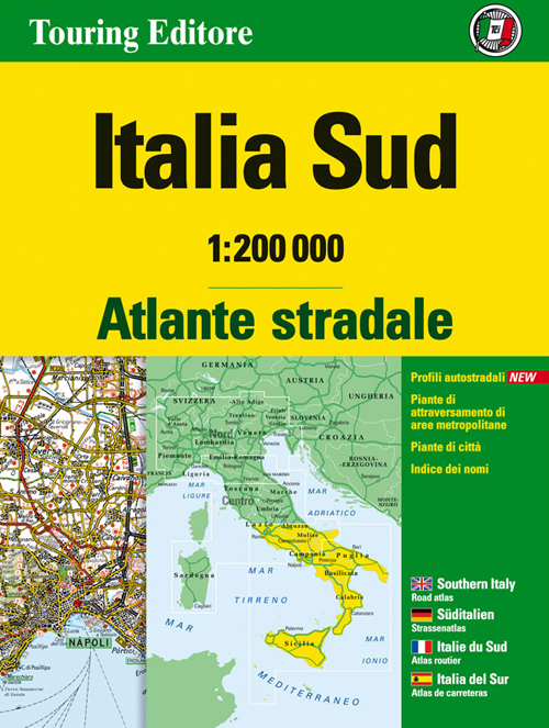 Atlante stradale Italia Sud 1:200.000