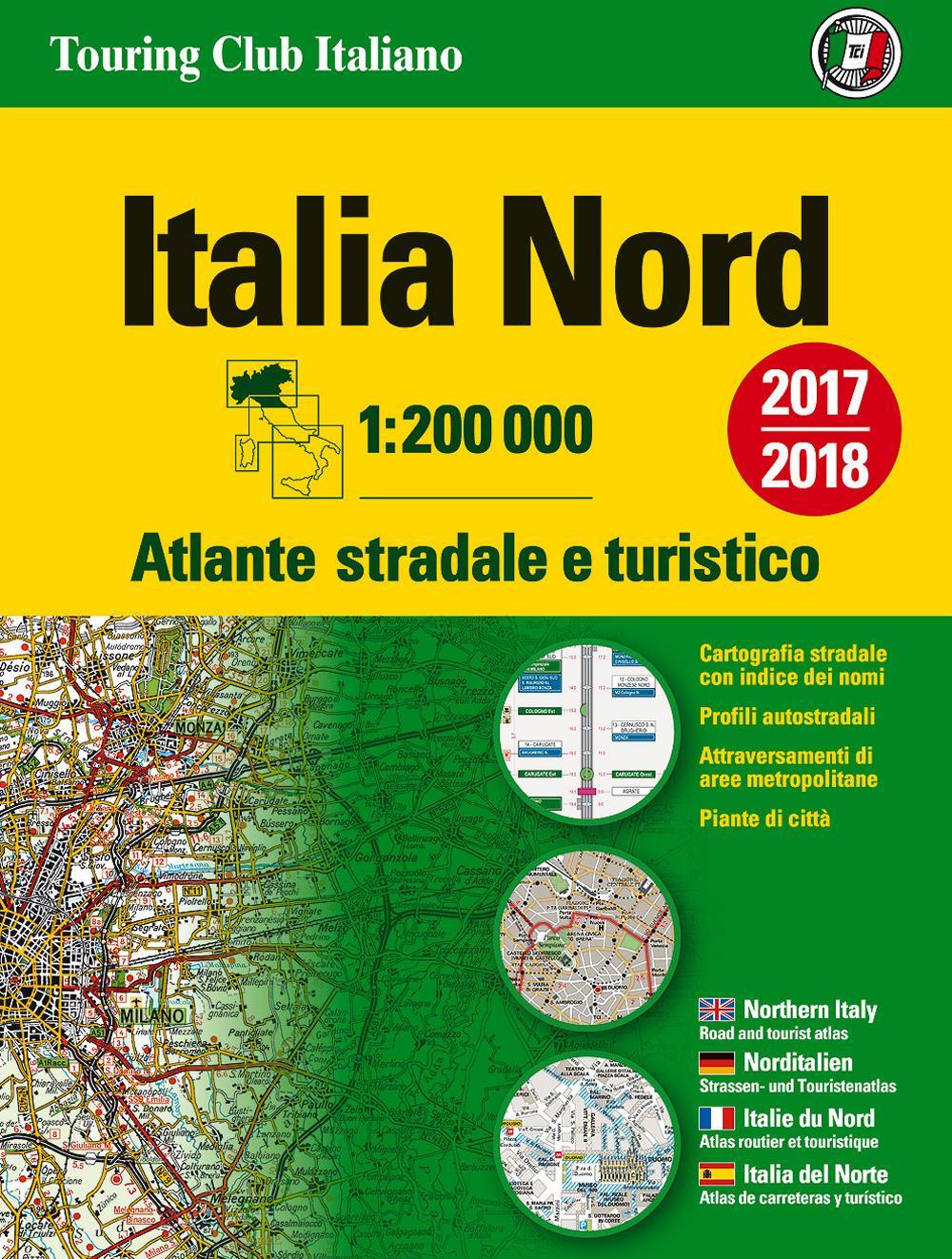 Atlante stradale Italia Nord 1:200.000