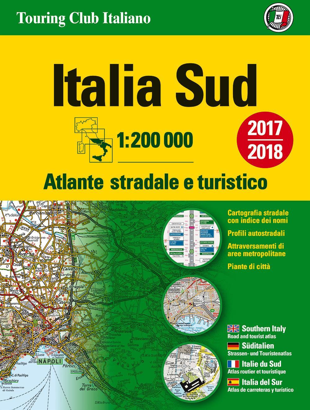 Atlante stradale Italia Sud 1:200.000