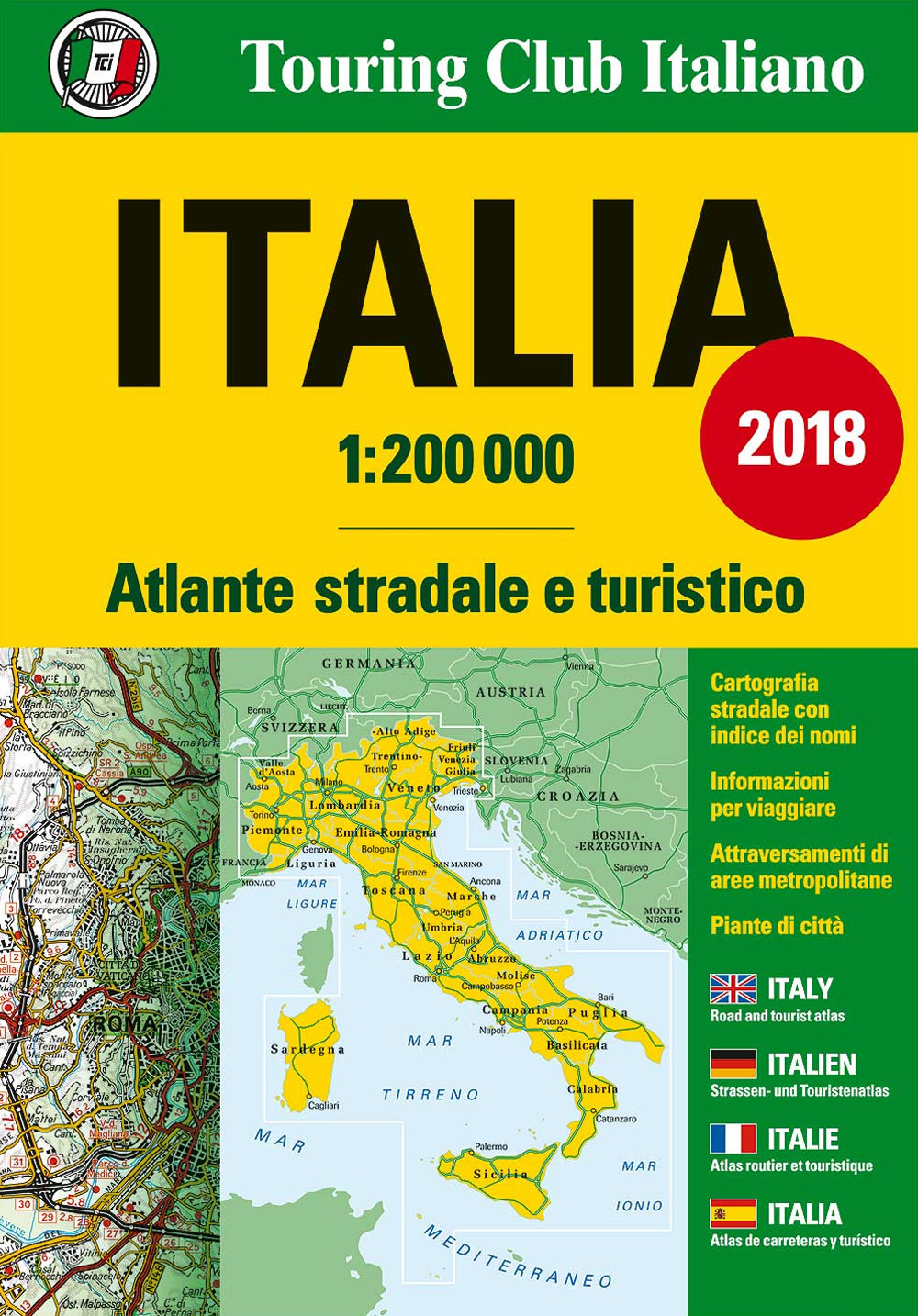 Atlante stradale Italia 1:200.000