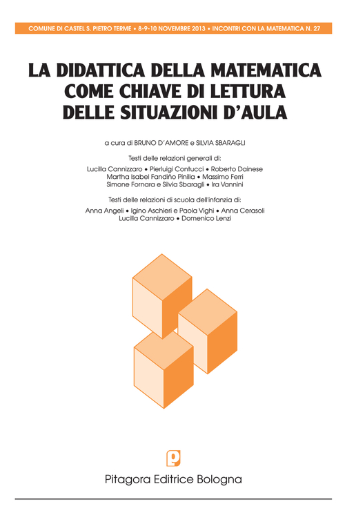 La didattica della matematica come chiave di lettura delle situazioni d'aula
