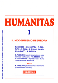 Humanitas. Vol. 1: Il modernismo in Europa