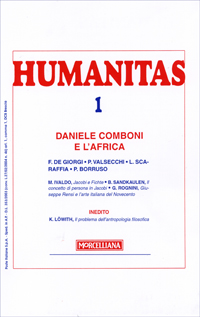 Humanitas. Vol. 1: Daniele Comboni e l'Africa