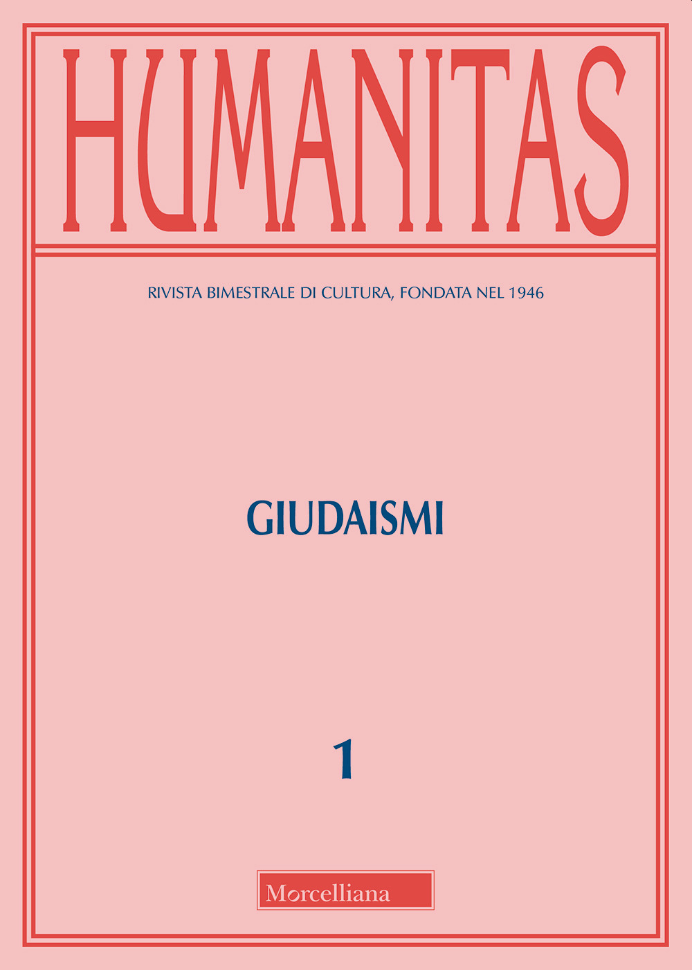 Humanitas. Vol. 1: Giudaismi