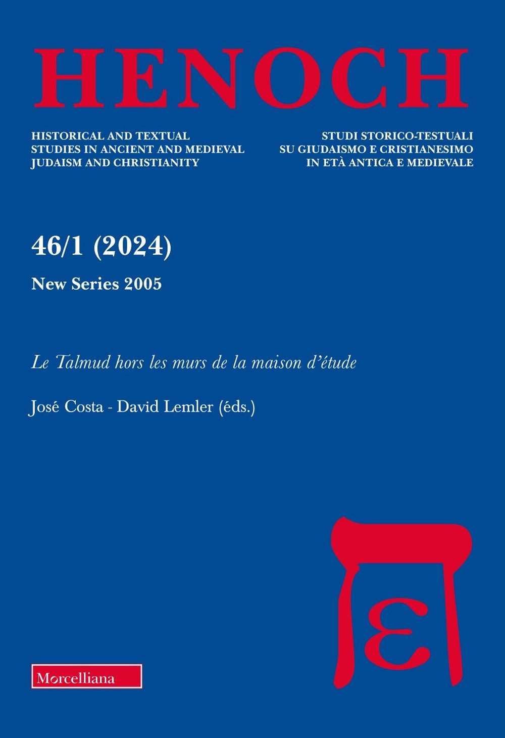 Henoch. Vol. 1: Le Talmud hors les murs de la maison d'étude