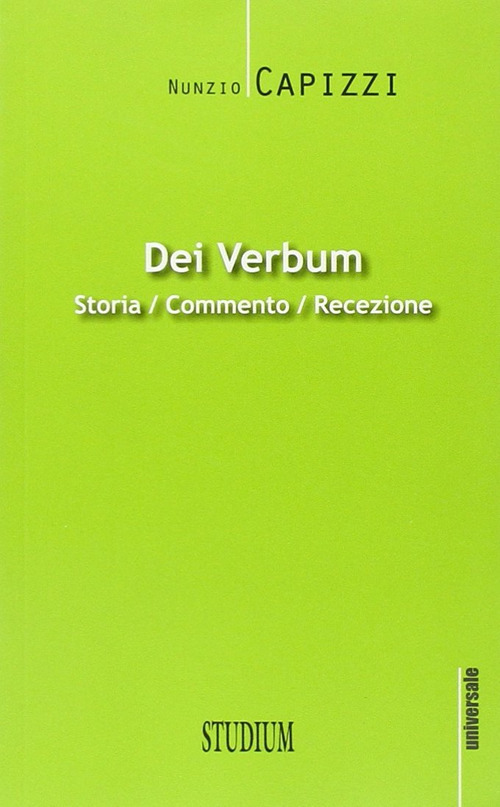 Dei verbum. Storia, commento, recezione