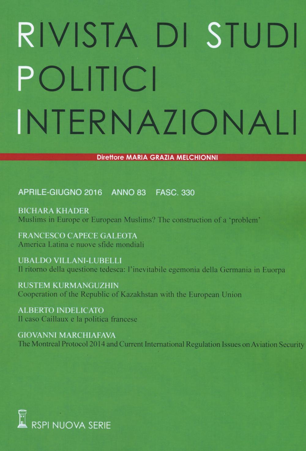 Rivista di studi politici internazionali. Vol. 2