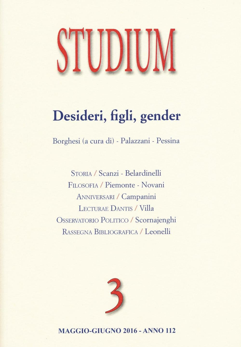 Studium. Vol. 3: Gender, figli, desideri