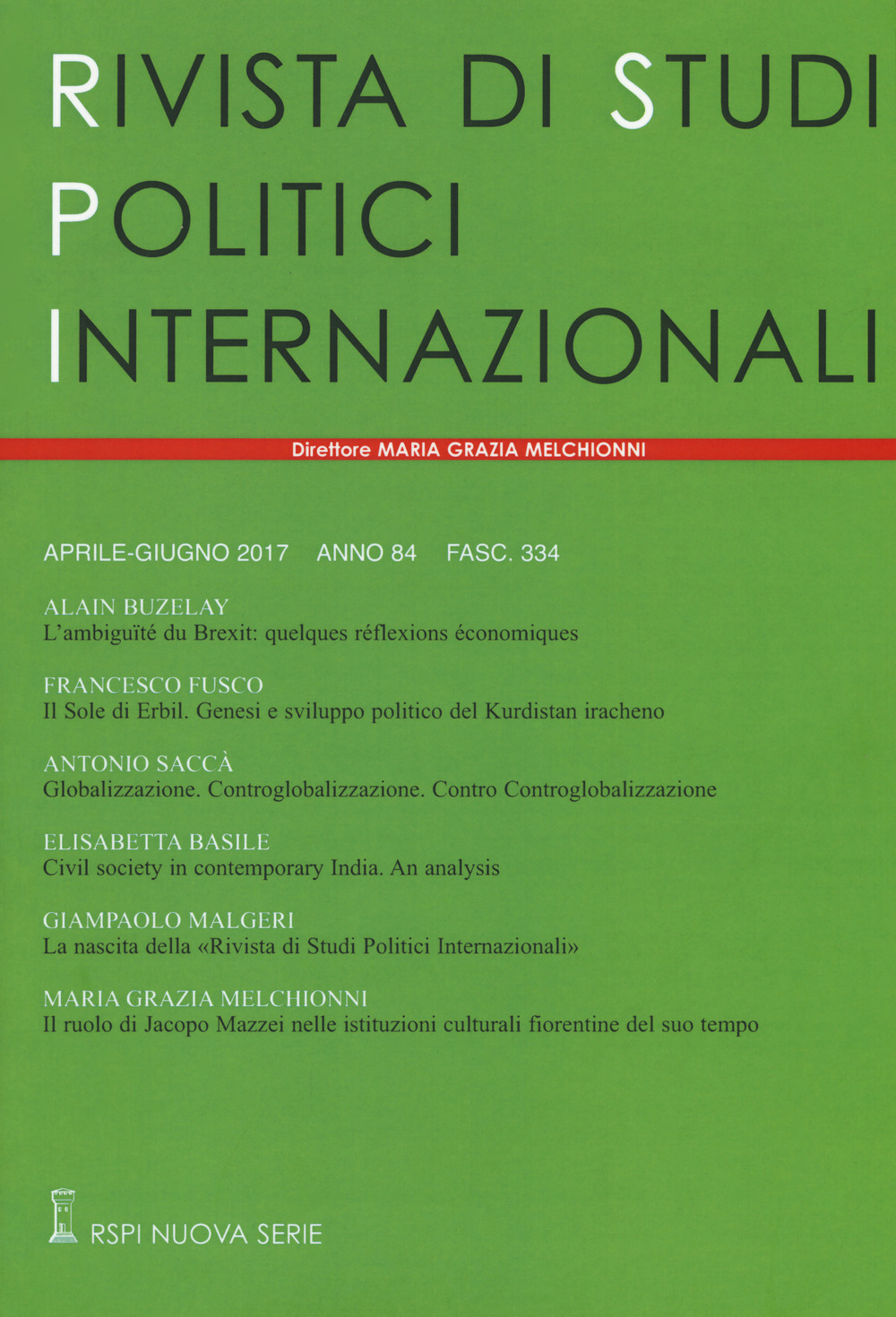 Rivista di studi politici internazionali. Vol. 2