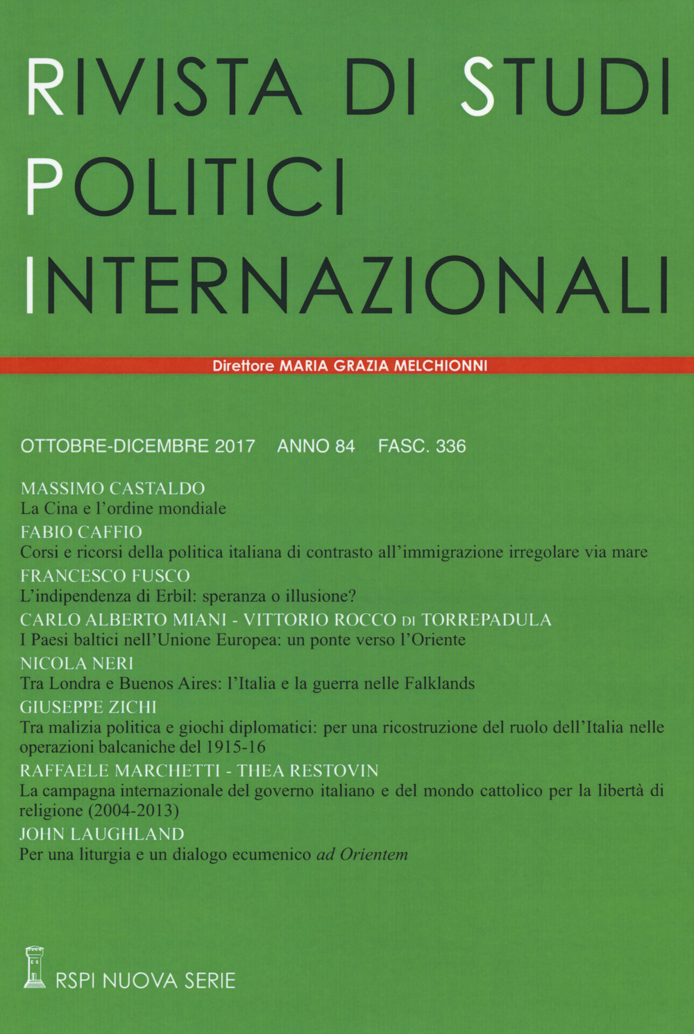 Rivista di studi politici internazionali. Vol. 4