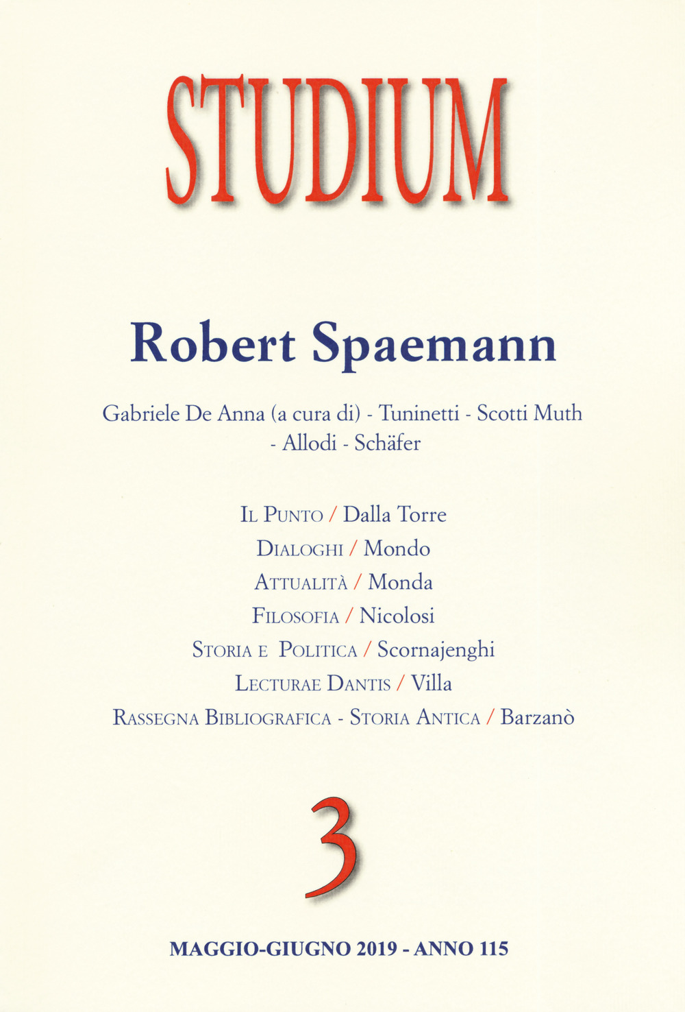 Studium. Vol. 3: Robert Spaemann