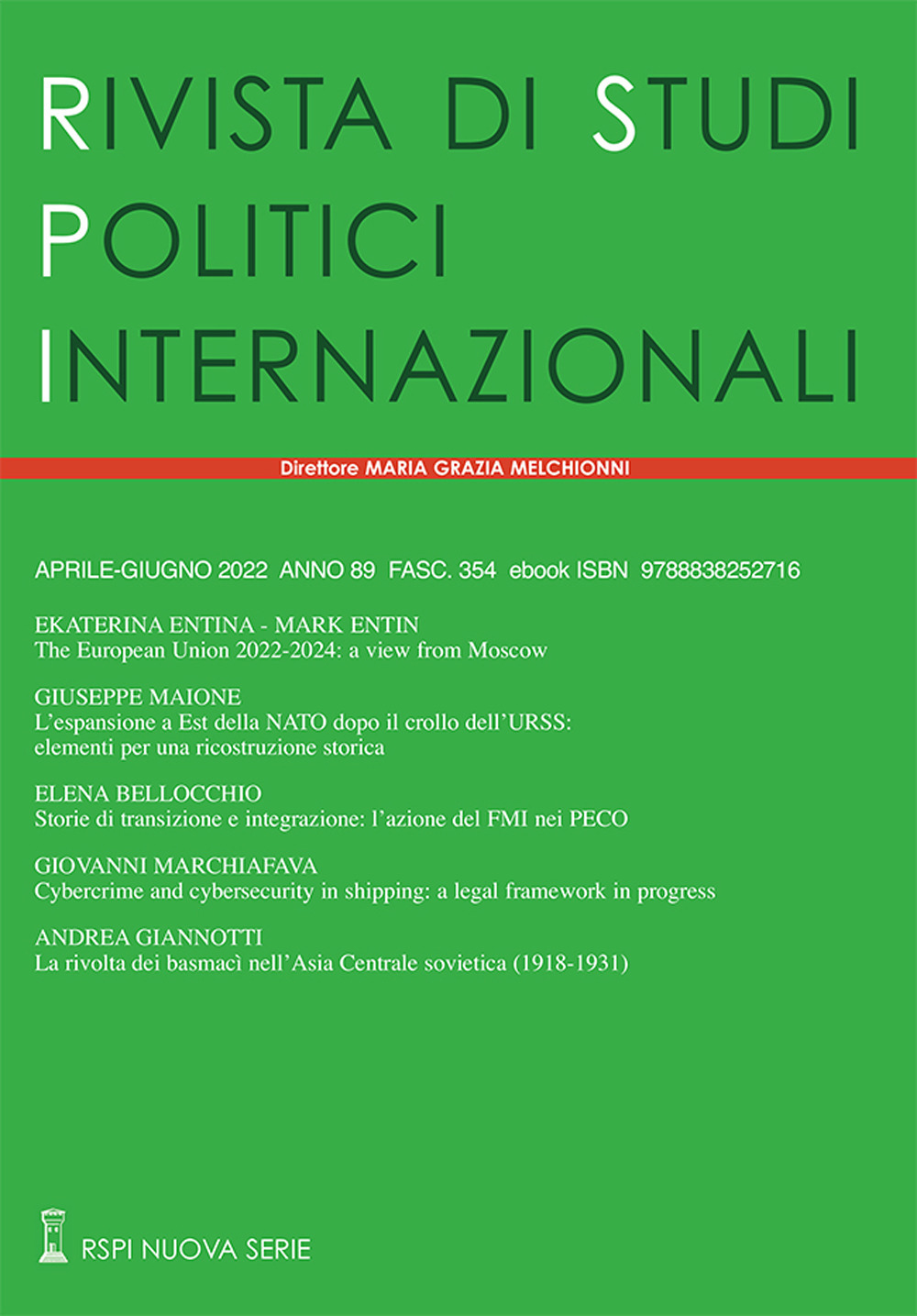 Rivista di studi politici internazionali. Vol. 2