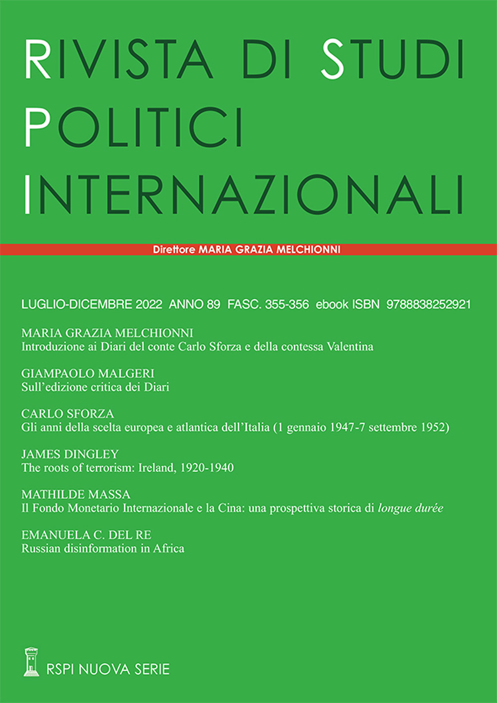 Rivista di studi politici internazionali. Vol. 3-4