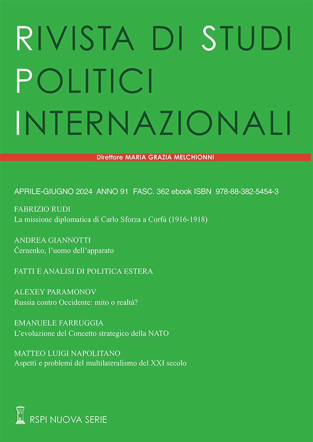 Rivista di studi politici internazionali. Vol. 2