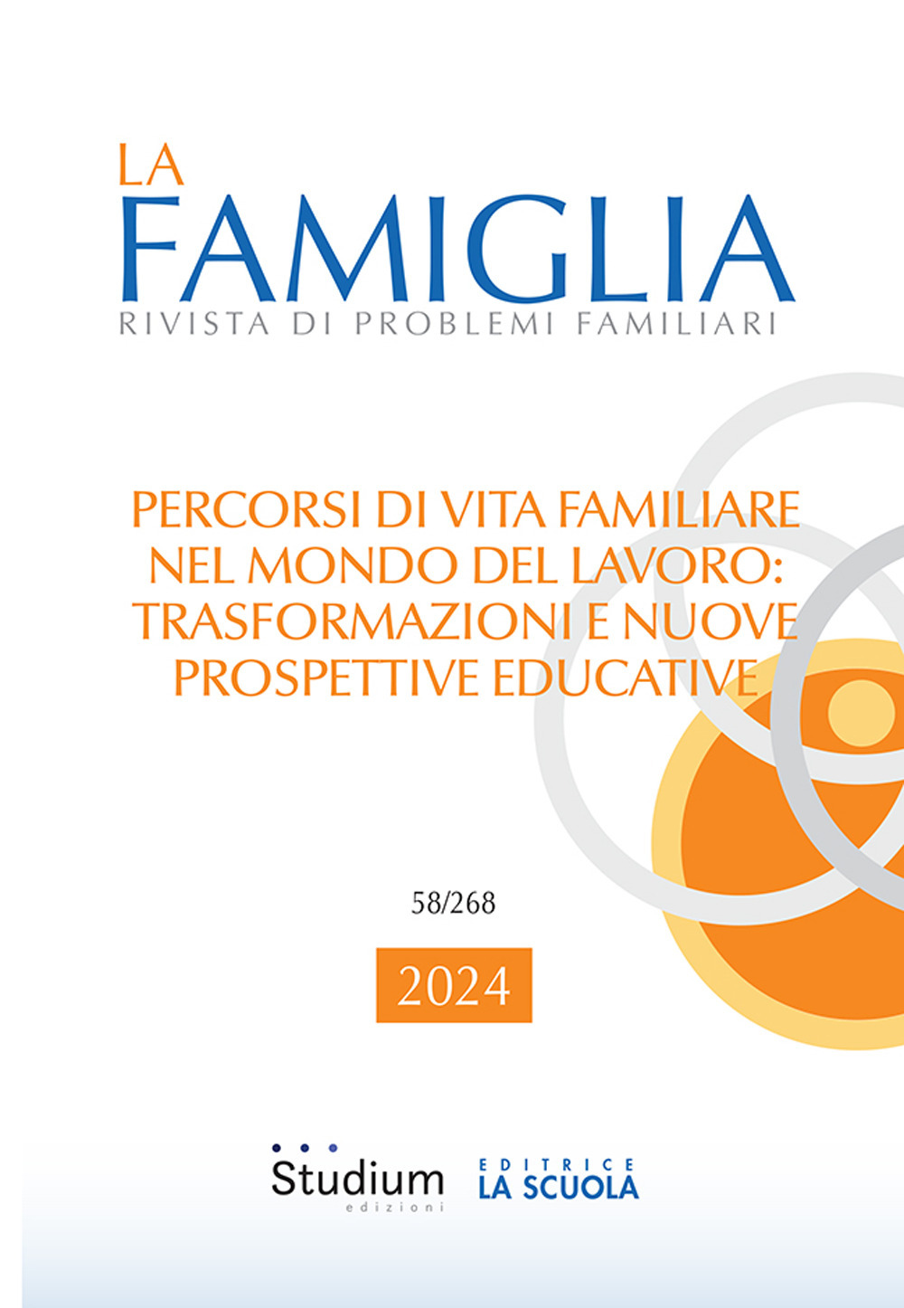 La famiglia. Rivista di problemi familiari. Vol. 1: Percorsi di vita familiare nel mondo del lavoro: trasformazioni e nuove prospettive educative