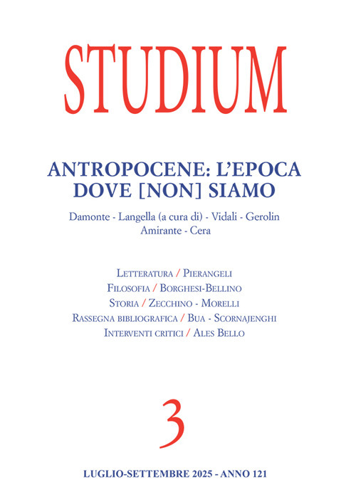 Studium. Vol. 3: Antropocene: l'epoca dove [non] siamo