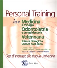 Io e Medicina e chirurgia. Odontoiatria e protesi dentaria. Veterinaria. Scienze biologiche. Scienze della Terra