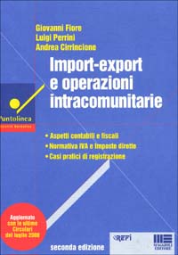 Import-export e operazioni intracomunitarie