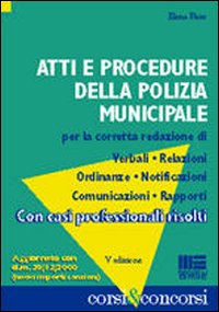 Atti e procedure della polizia municipale